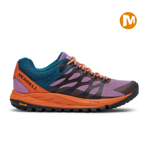 Merrell Antora 2 X See America Laufschuhe Damen HellLila [DE-TDYGC]